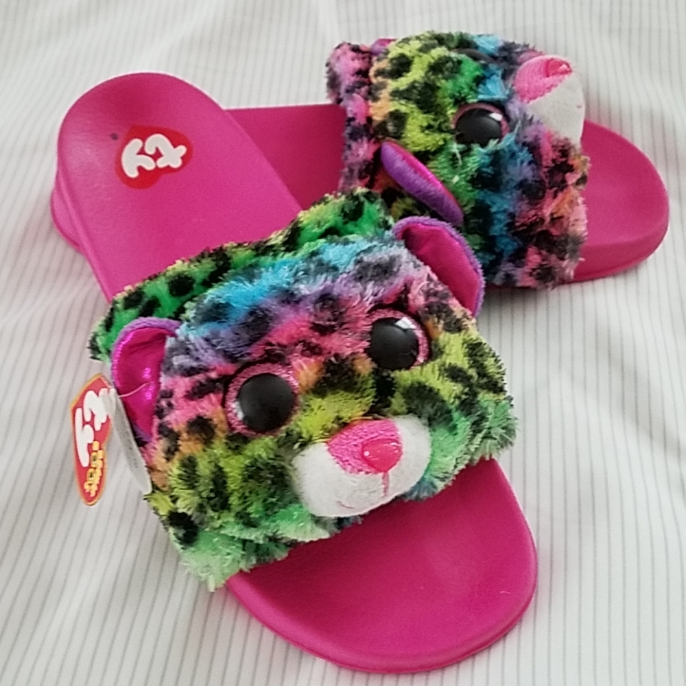 Ty Beanie Boos slipper/sandals-Girls size 4/5